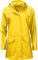 regenjas dames polyester/polyurethaan geel 50