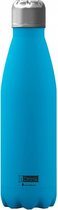 thermosfles 500 ml RVS blauw