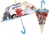 paraplu Ricky Zoom jongens 64 cm microfiber transparant