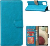 Samsung Galaxy A12 (SM-A125F) - Bookcase Turquoise - Portefeuille - Magneetsluiting