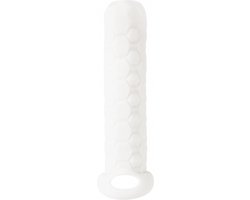 Foto: Penis sleeve penisverlenger penis extender flexibel stretch homme long 9 12 cm wit