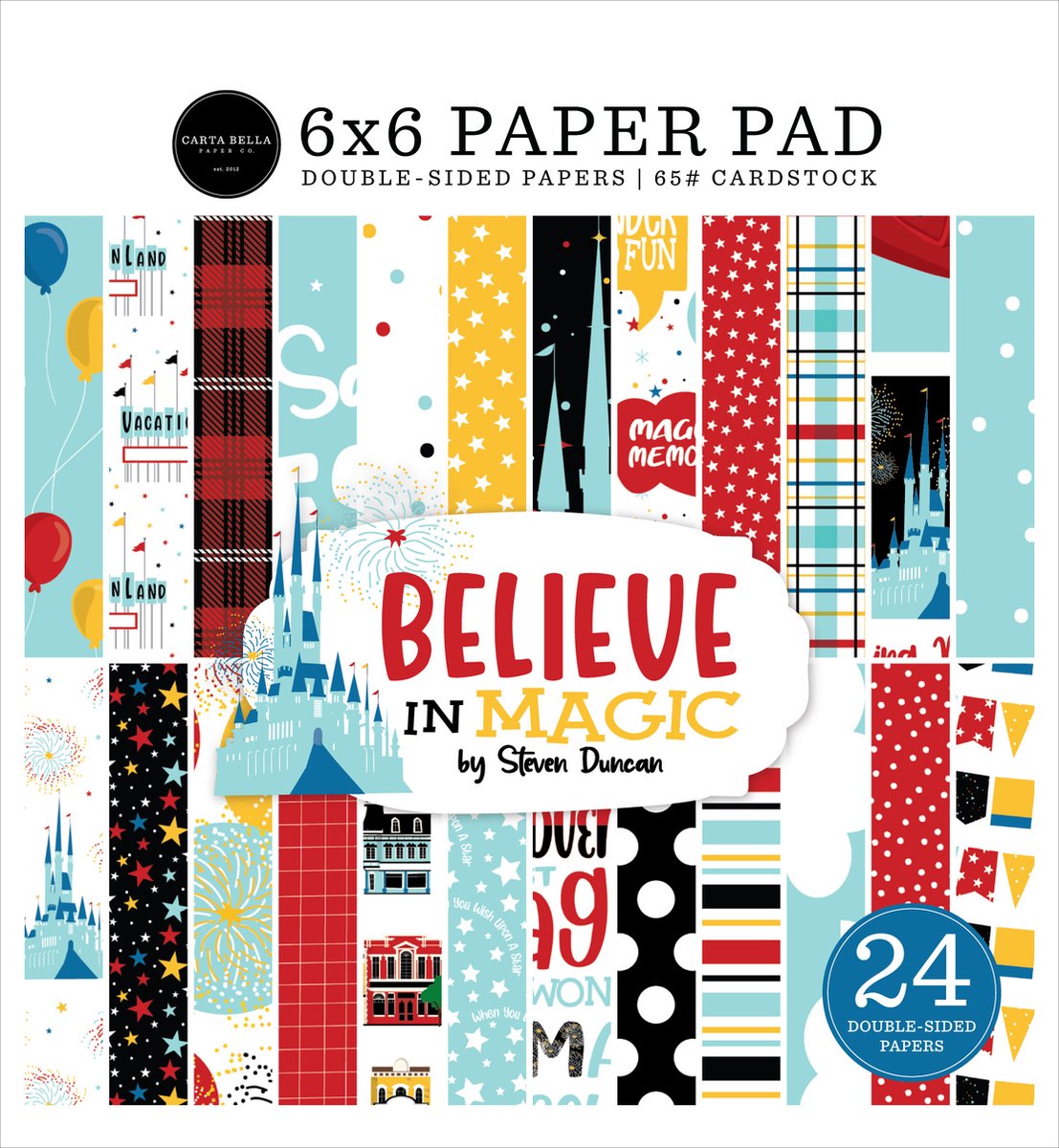 Carta Bella - Believe In Magic 6x6 Inch Paper Pad (CBBIM148023)