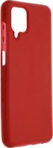 oTronica Backcover glitter voor Samsung Galaxy A12 Hoesje - Rood