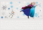 muurstickers hoofdbord Frozen vinyl 45 x 101 cm