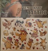 Pokemon Tattoo - Pikachu - Pokemon go - Ash - Tattoo - Plakplaatje - Jongens - Meisjes - Stoer
