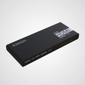 KanaaN HDMI 2.0 Matrix Switch Splitter 1 In 2 Uit 4K 1080p Ultra Dun | PS5, Notebook, EDID Geheugen, CEC, Daisy Chain, SP14HS, Dolby 5.1/ Dolby-TrueHD etc.| Distributie Versterker