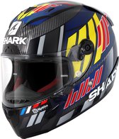 Shark Race-R Pro Carbon Zarco Speedblock Carbon Blue Red XL