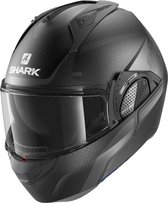 SHARK EVO GT ENCKE Motorhelm Systeemhelm MAT Zwart Antraciet Antraciet - Maat XS