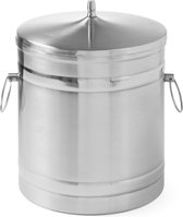 Veluw® IJsemmer 5 Liter - Dubbelwandig RVS - Ø20x(H)23cm