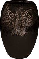 Hoge pot Kae Mocha 20x30 cm ronde bruine hoge bloempot voor binnen