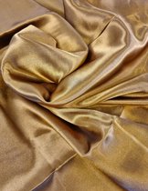 Beauty Silk Satijnen Hoeslaken Champagne Gold 180 x 200 cm