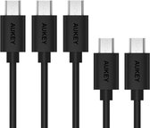 Aukey Micro USB Kabel Set van 5 Stuks Zwart
