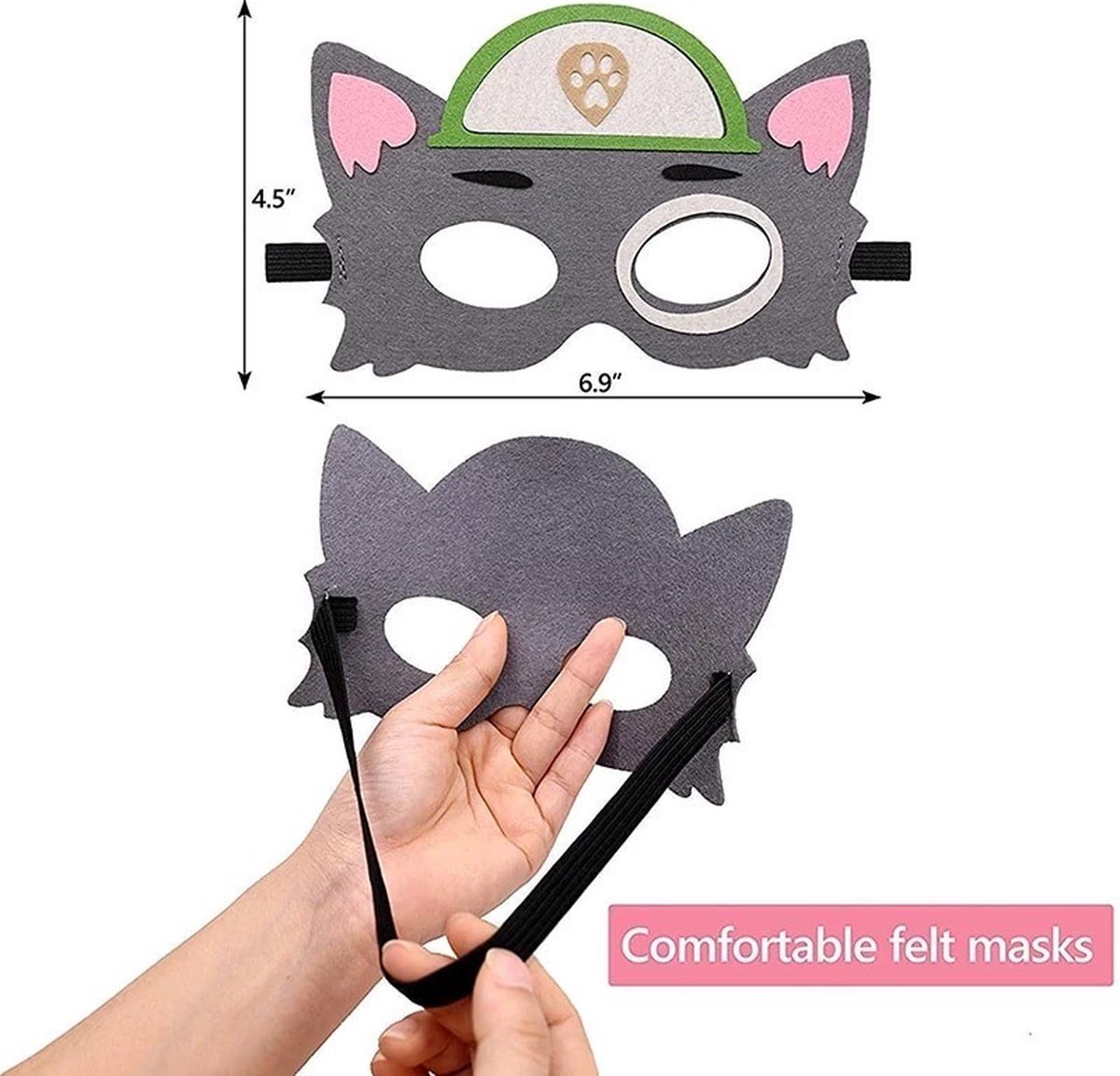 Masques de fête Paw Patrol pour enfants, masque pour les yeux COS