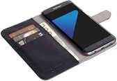 Krusell Boras Portemonnee Hoesje Samsung Galaxy S7 Edge Zwart
