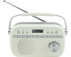 Soundmaster DAB280BE - Draagbare digitale DAB+/FM-radio, beige