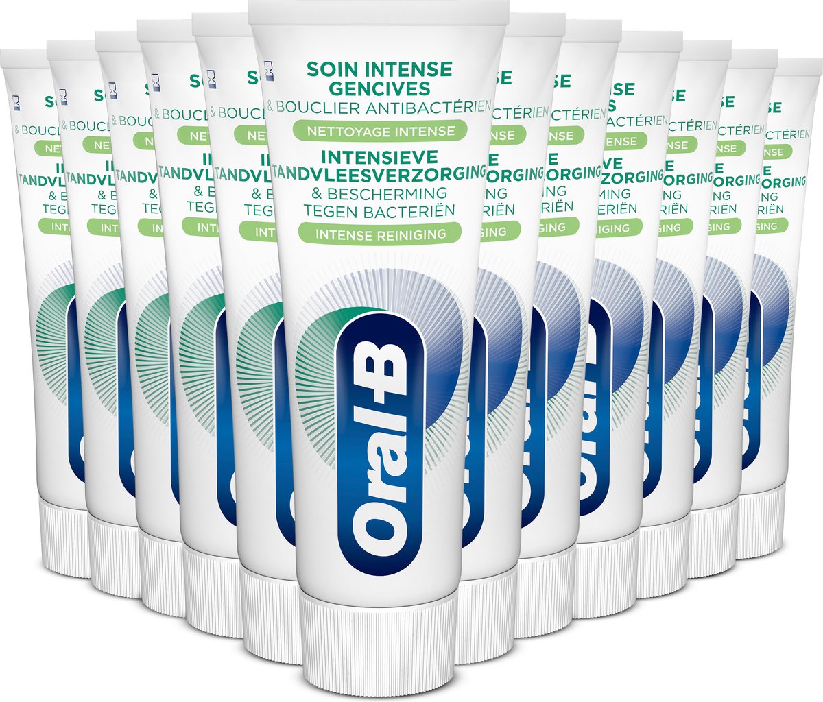 Oral-B Intensieve Tandvleesverzorging & Bescherming Tegen Bacteriën - Tandpasta - Intense Reiniging - Voordeelverpakking 12 x 75 ml