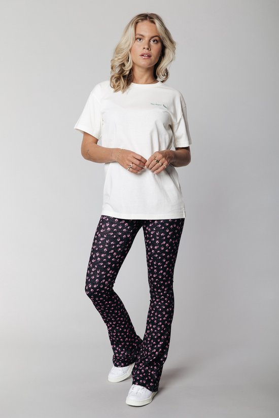 Colourful Rebel Ditzy Flower Broek Zwart Dames - Wijduitlopende Fit -  Polyester - S | bol.com