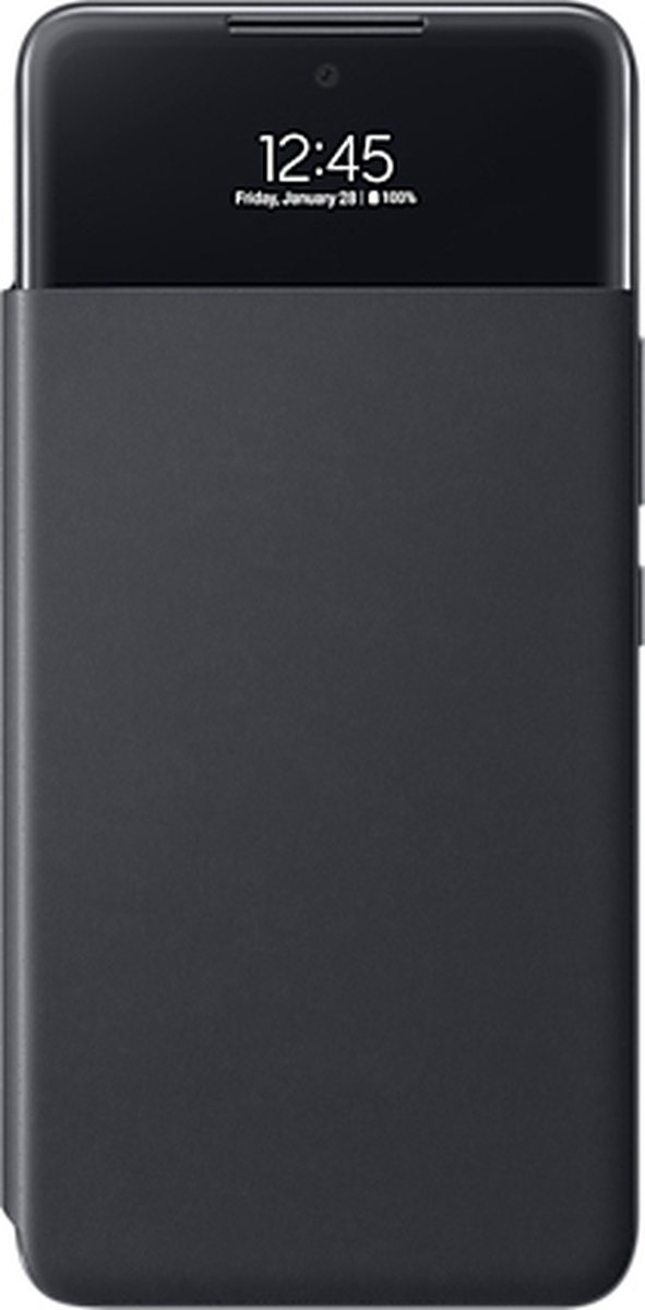 Samsung Galaxy A53 S-View Wallet Case Origineel - Zwart
