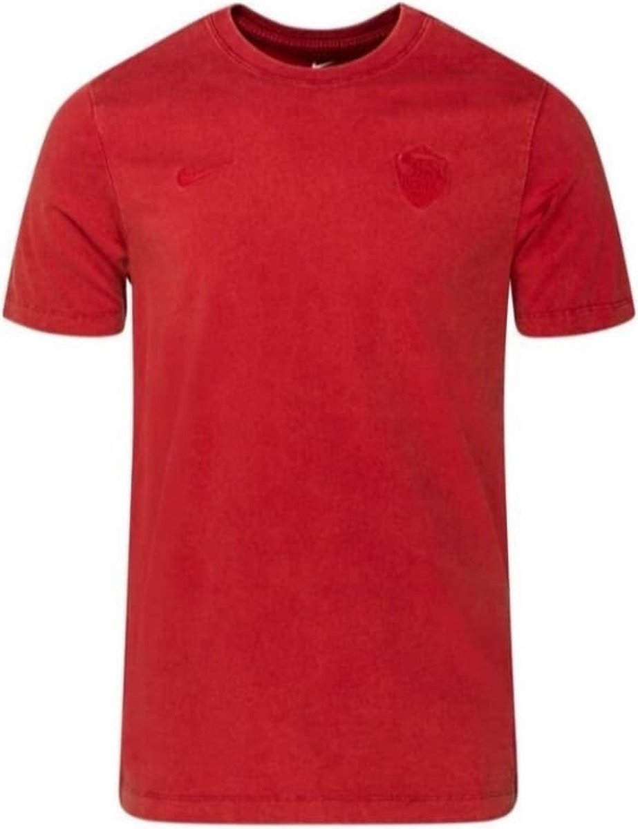 Nike heren t-shirt AS Roma L Rood