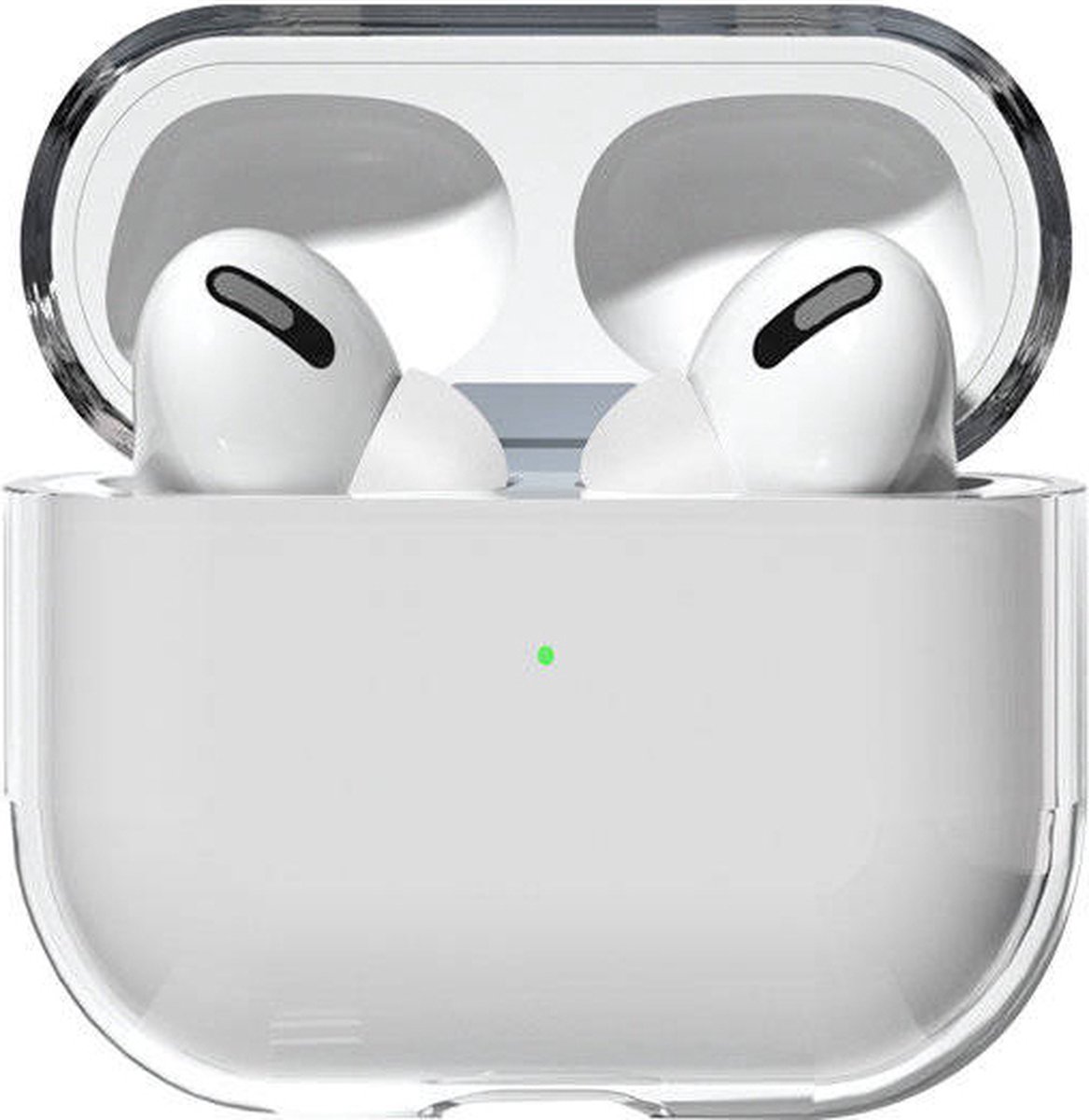 Hoesje Voor Apple Airpods Pro Stevig - Transparant