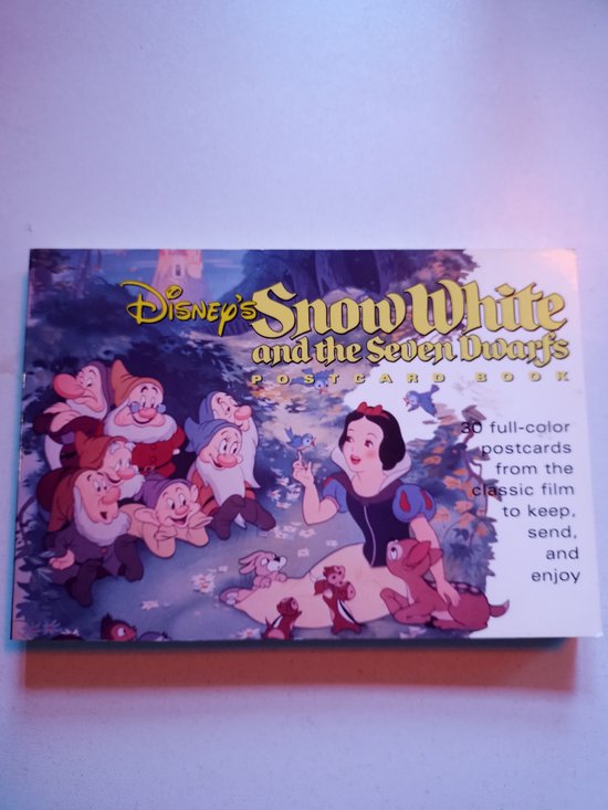 Disney's Snow White and the Seven Dwarfs Post Cardbook 30 Postcards