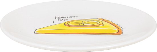 Blond Amsterdam, Even Bijkletsen: Bord Lemon Pie, 18cm | bol.com