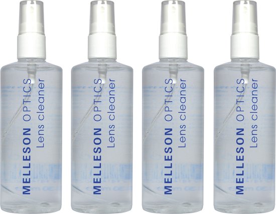 Foto: Melleson optics brilspray 130 ml anti condens anti fog zonder alcohol 4 stuks