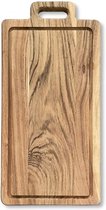 Stuff Plank Bistecca houten snijplank met sapgeul 25x50cm acacia