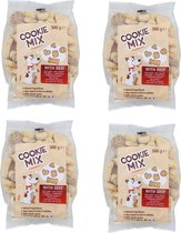 Hondenkoekjes - 2kg - met rund en meergranen - vol met vitamine A, D3 en E - snack - rundvlees - 4 x 500g