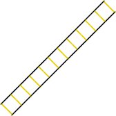 RYZOR Loopladder - Trainingsladder - Speedladder - Agility ladder - Speed ladder - Trainingsmaterialen voetbal - Kunststof - 5,30 meter lang en 42 cm breed - Geel en zwart