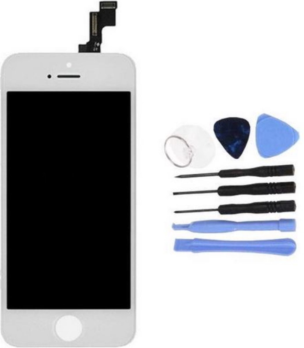 LCD en Touchscreen Scherm Wit - voor de IPhone 5s