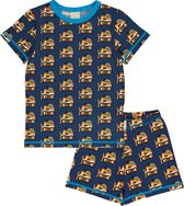 Maxomorra pyjama korte broek Bulldozer maat 146-152