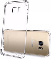 Samsung Galaxy S7 transparant siliconen hoes / achterkant met uitgestoken hoeken / anti shock / doorzichtig