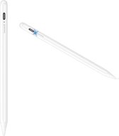 Touchscreen Pen Wit - iPad Pencil - Voor Tablets - Tekenen & Schrijven - Designers - Oplaadbaar - 1mm & 6mm Punten