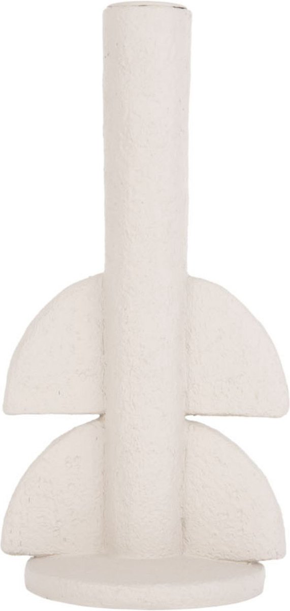 Present Time Kandelaar Half Bubbles - Wit - 11x9,5x22cm - Modern