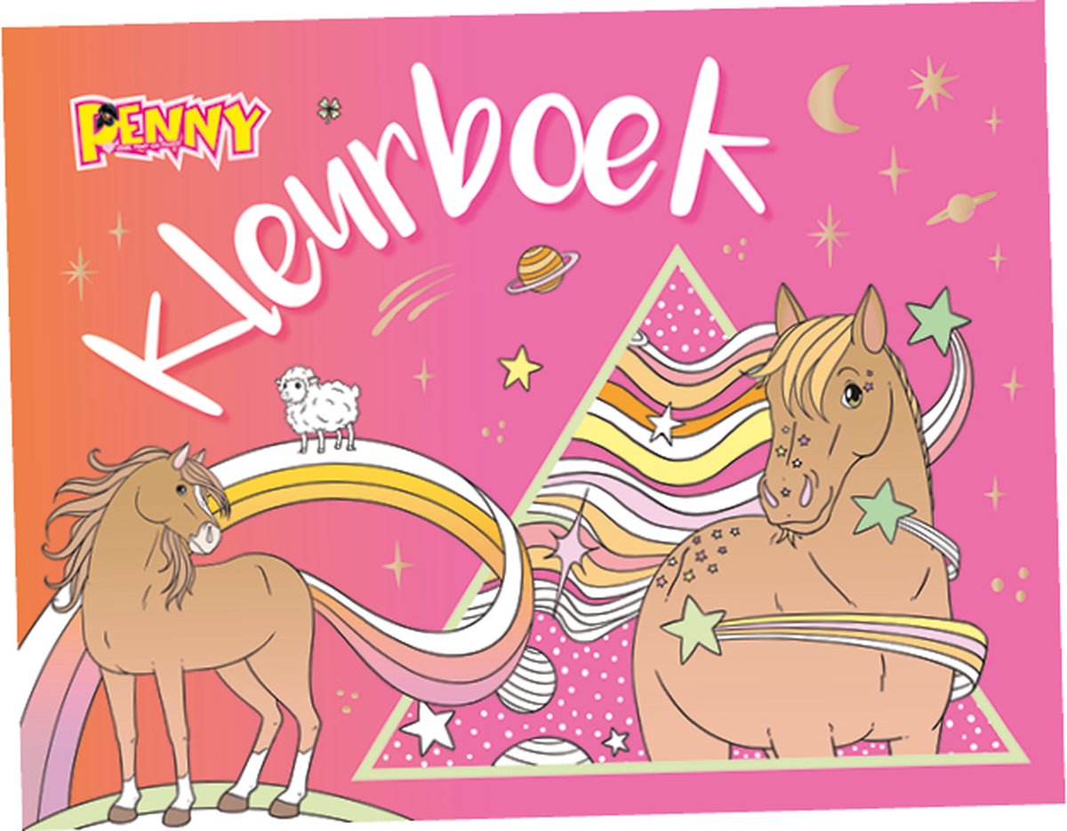 Penny Kleurboek - Kleurboek Paarden - Tekenen - Tekenboek - Paarden Spullen - Paarden - Paard - Pony - Veulen