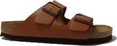 Birkenstock Slipper Arizona 1019075 Ginger Brown Natuurleer Smal - 6½ / 40