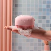 Babycure Siliconen Haarborstel | Pink Brush | Shampoo massage borstel