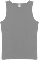 Onderhemd - Tank Top - Heren - 100% katoen - 2-Pack - Grijs - L