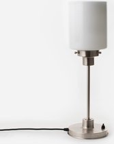 Art Deco Trade - Slanke Tafellamp Strakke Cilinder 20's Matnikkel