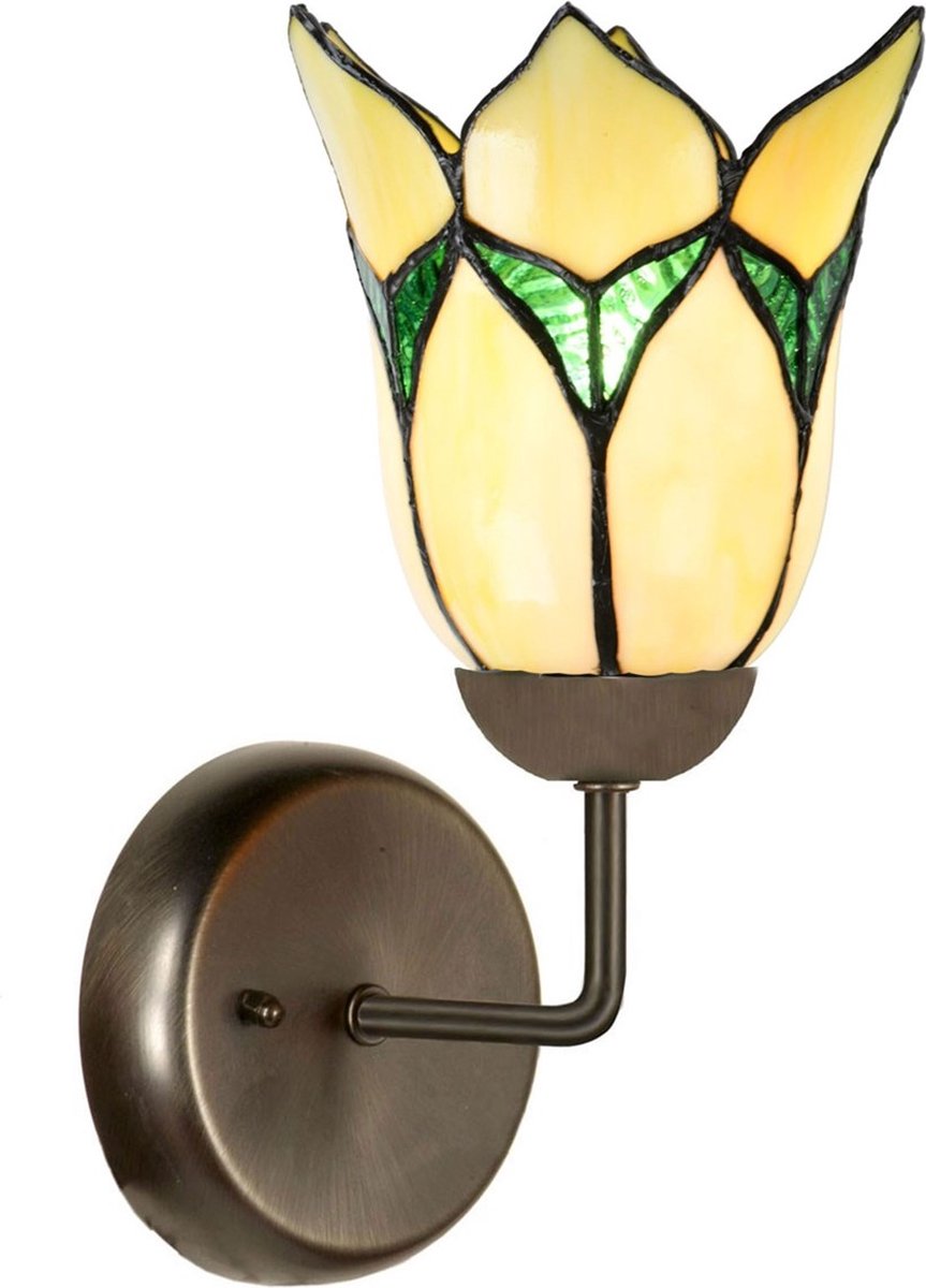 Tiffany Wandarmatuur Lovely Flower Yellow - Art Deco Trade
