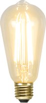 Druppel-Edison lamp - E27 - 3.6W - Super Warm Wit <2200K - Dimbaar - Filament - Helder