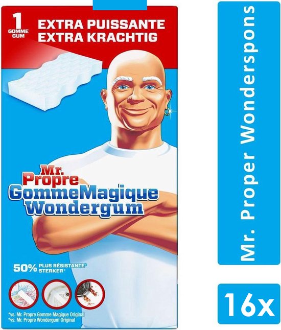 Monsieur. Clean - Éponge Wonder - Extra Puissante - 16 pcs | bol.com
