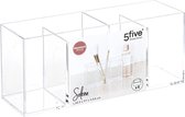 Plateau de Maquillage Five® 4 compartiments - Transparent - Casiers de tri
