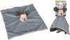 Mickey Mouse (Blauw/Grijs) - Disney Baby Knuffeldoekje Pluche Knuffel 30 cm | Disney Baby Plush Toy | Knuffeldoek voor baby | Zacht lief knuffeldoekje | Kraam cadeau | Kraamvisite | Geboorte Kado Zacht