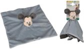 Mickey Mouse (Blauw/Grijs) - Disney Baby Knuffeldoekje Pluche Knuffel 30 cm | Disney Baby Plush Toy | Knuffeldoek voor baby | Zacht lief knuffeldoekje | Kraam cadeau | Kraamvisite