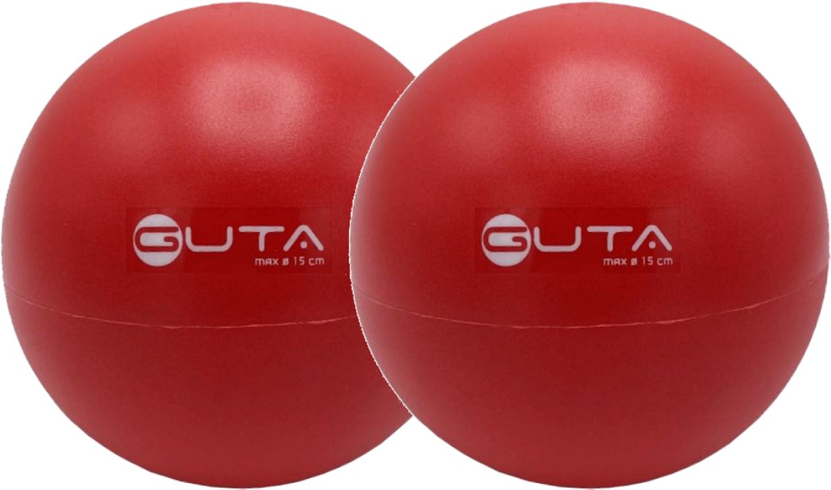 Guta Softy Fanty Handbal 15 cm - Rood - 2 stuks