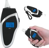 TechU™ Digitale Alcoholtest – Zwart – Auto Blaastest – Hygiënisch – USB Oplaadbaar – 4 Stuks Vervangbare Mondstukken