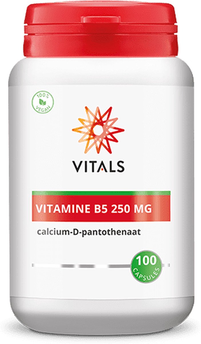 Vitals - Vitamine B5 - 250 mg - 100 Capsules
