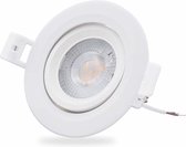 LCB - LED inbouwspot wit Dimbaar - 5W vervangt 50W - Kantelbaar - 2700K warm wit licht